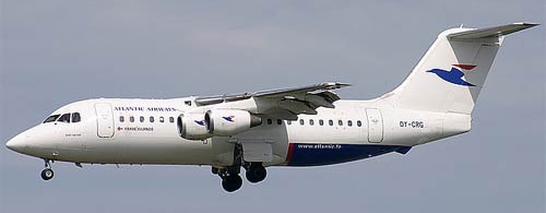 BAe 146 plane