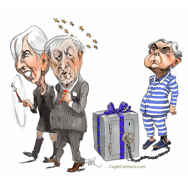 IMF and EU raiding Greece's financial resources