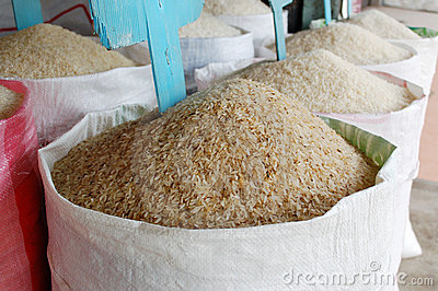 Rice mountains in EU stroes