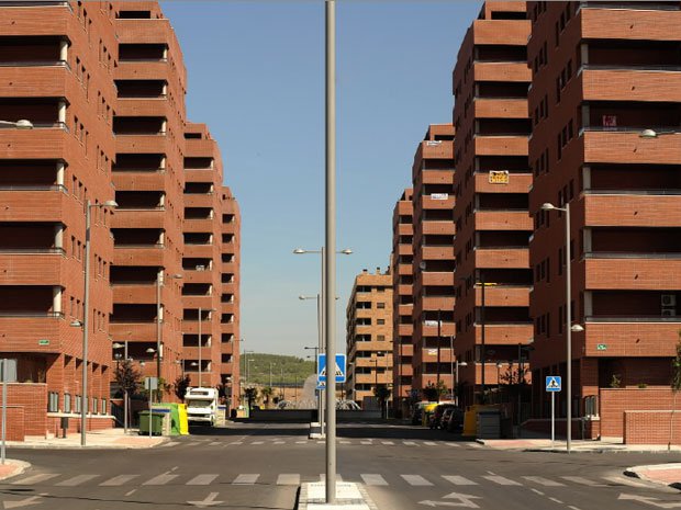 Spanish property boom - empty buildings